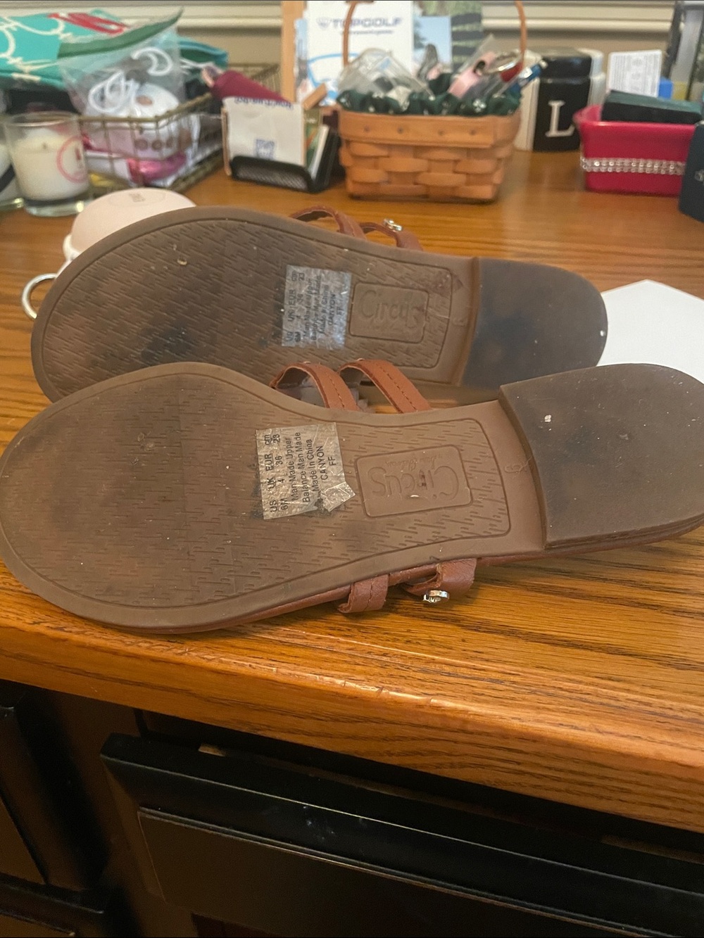 Circus by Sam Edelman Brown Sandals - Picture 2 of 2